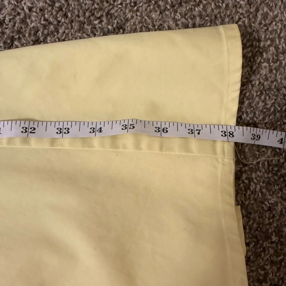 H&M Yellow Sleeveless Midi Dress